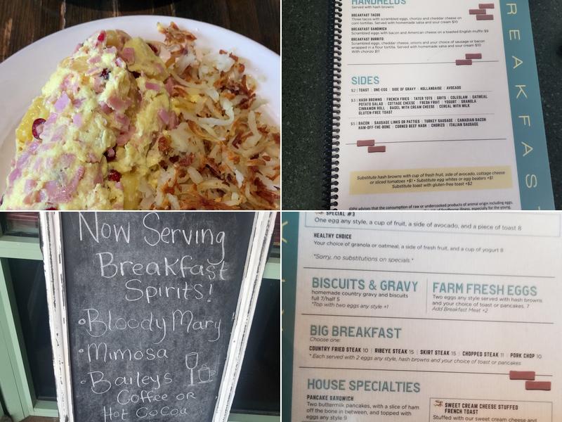 Gina's Teardrop Cafe Menu