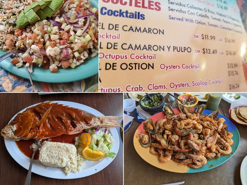 Mariscos La Laguna Menu