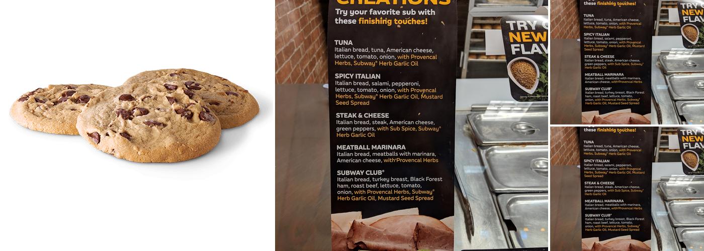 Subway Menu