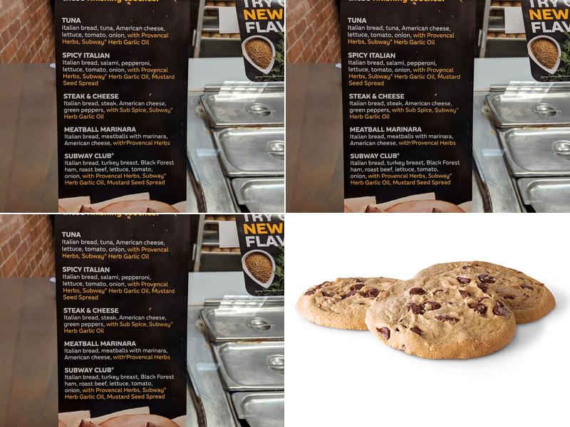 Subway Menu