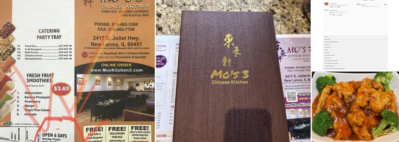 Mo's Chinese Kitchen Inc Menu