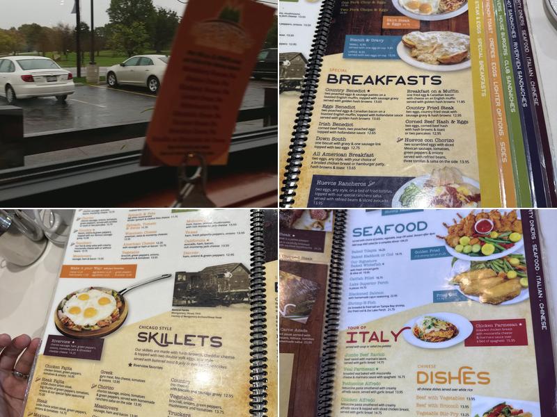 Riverview Diner Menu