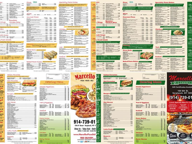 Marcello's Menu