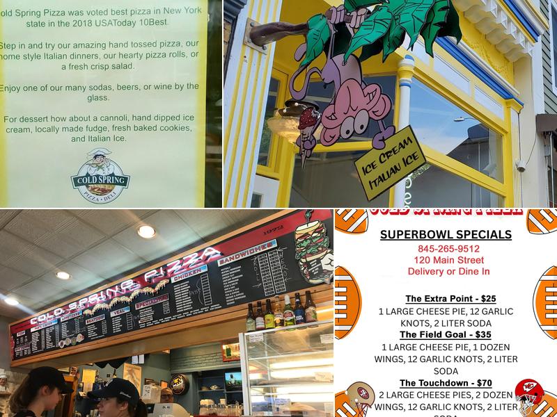 Cold Spring Pizza Menu