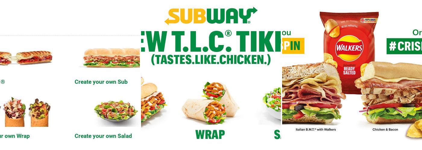 Subway Menu