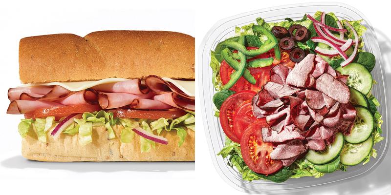 Subway Menu