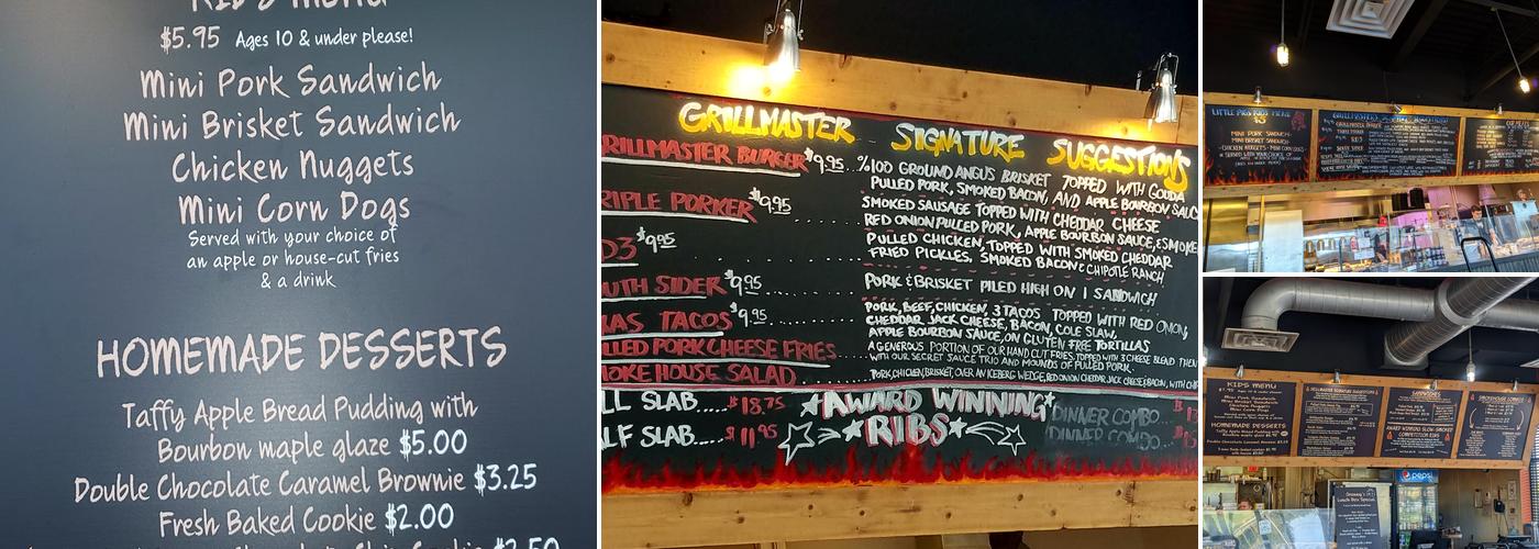 Firewater BBQ & Brew- Crest Hill Menu