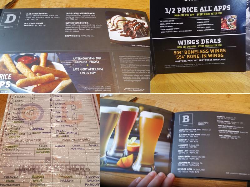 Applebee's Grill + Bar Menu
