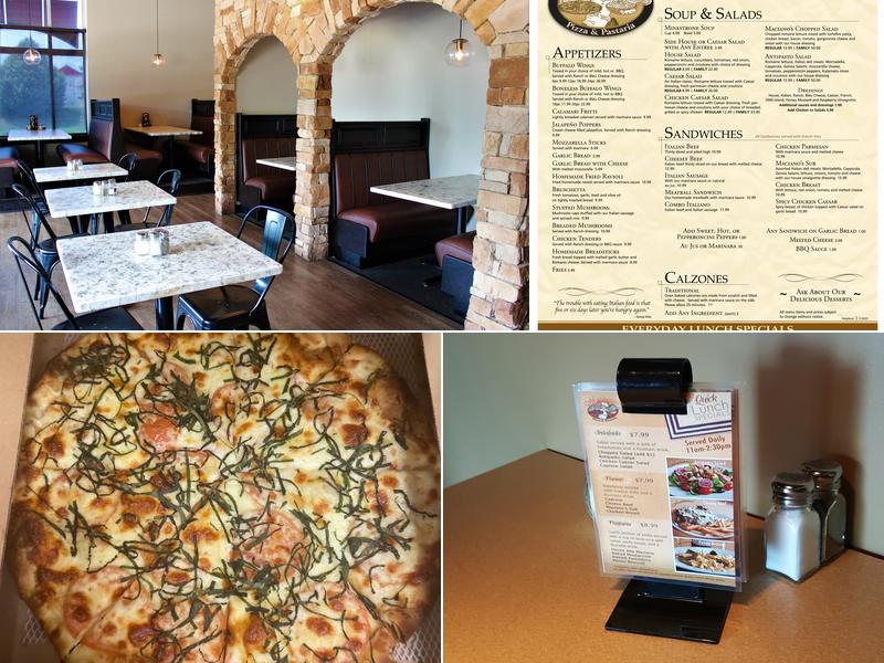Maciano's Pizza & Pastaria Menu