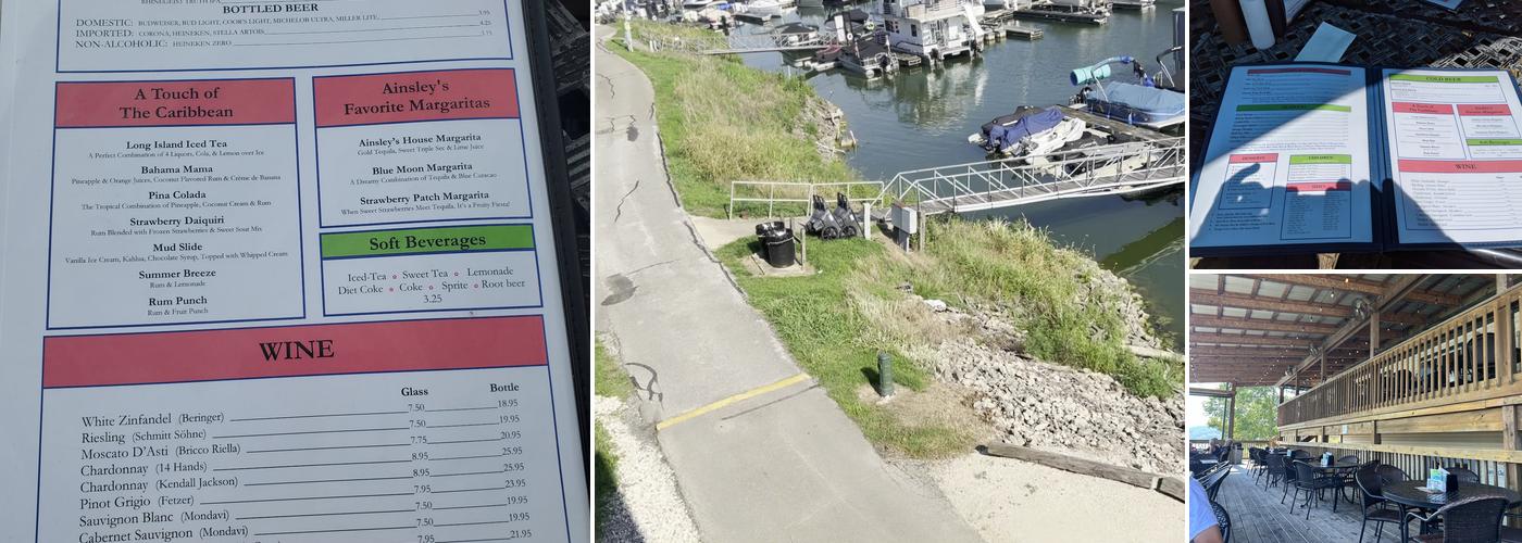 Ainsley’s Cafe Menu