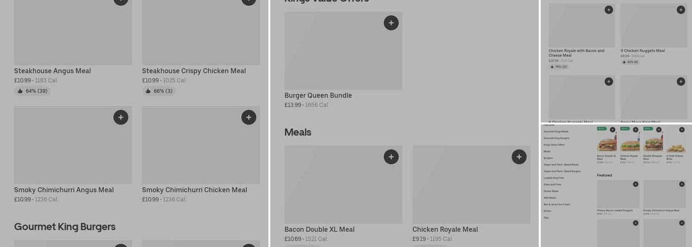 Burger King Menu