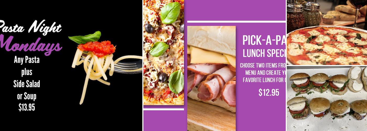 Pizzaiola Menu