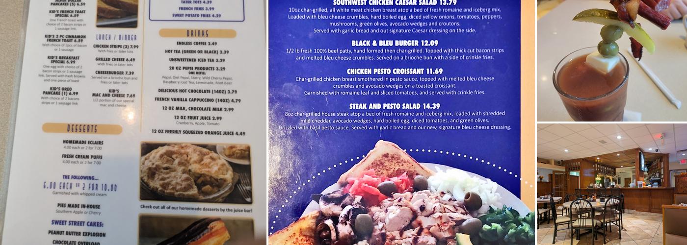 Ned's Diner Menu