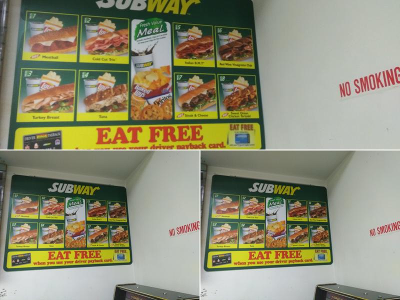 Subway Menu