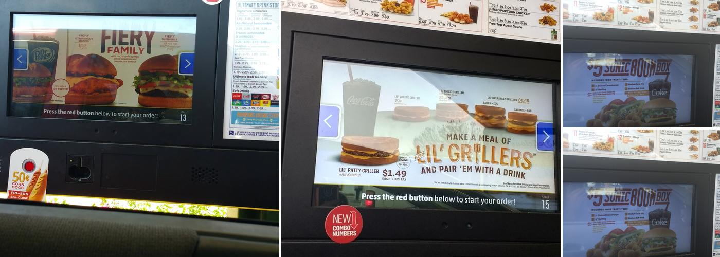 Sonic Drive-In Menu