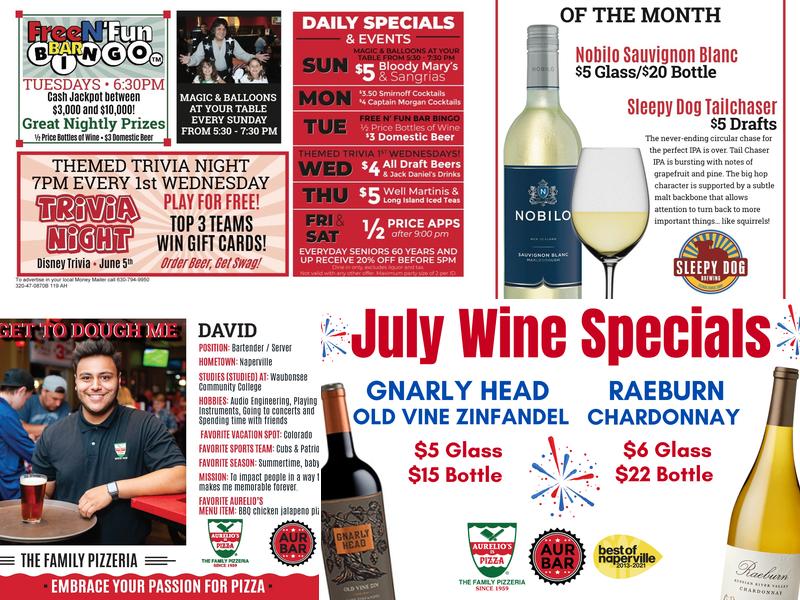 Aurelio's Pizza Naperville Menu