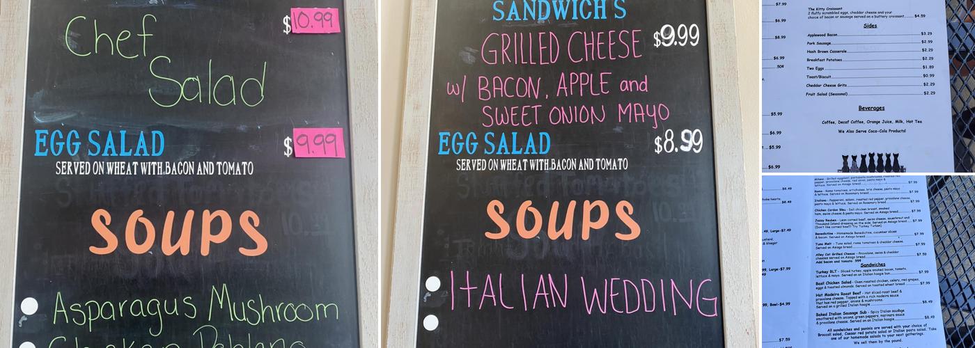 Alley Cat Cafe & Catering Menu