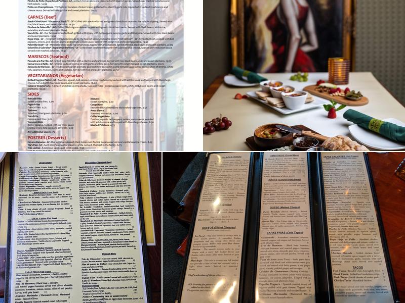 Mojito Tapas Restaurant Menu