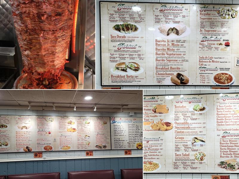 Taqueria Durango Menu