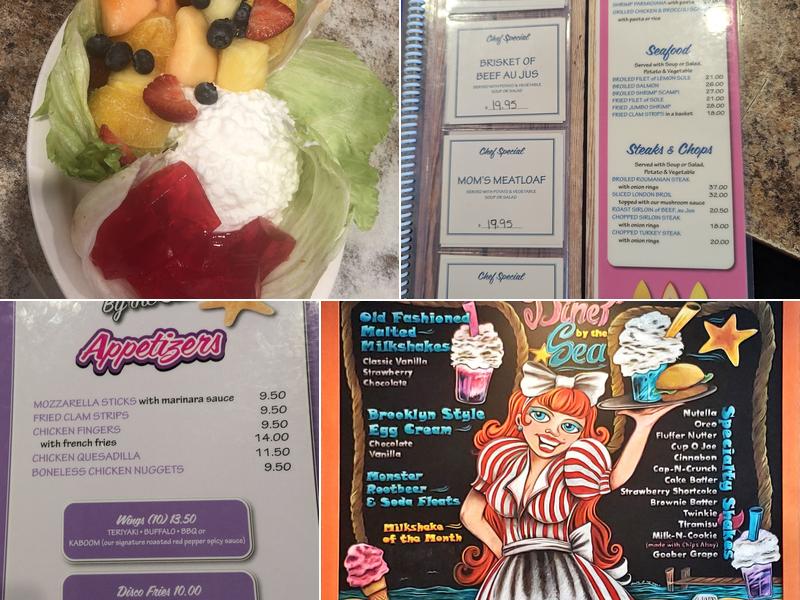 Diner By The Sea Menu