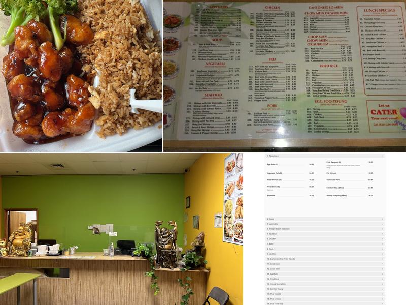 Sesame Chinese Cuisine Menu