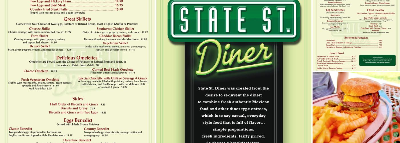 State Street Diner Menu