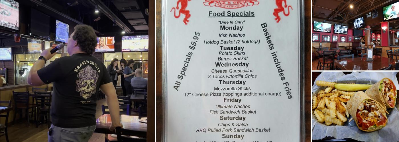 Chelios' Pub & Grill Menu