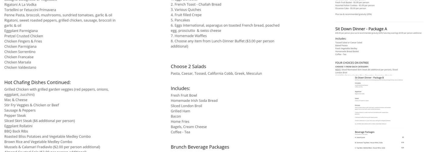 Alias Smith and Jones Menu