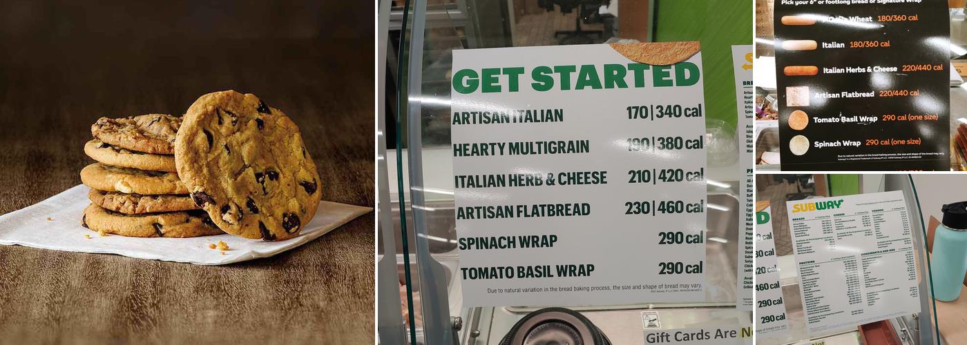 Subway Menu