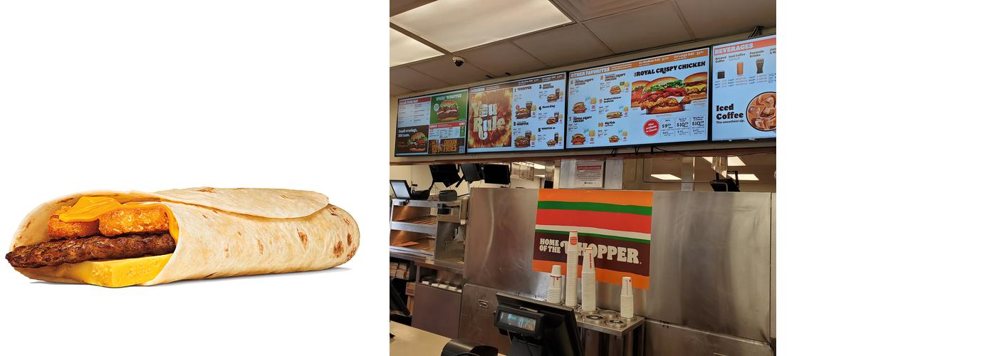 Burger King Menu