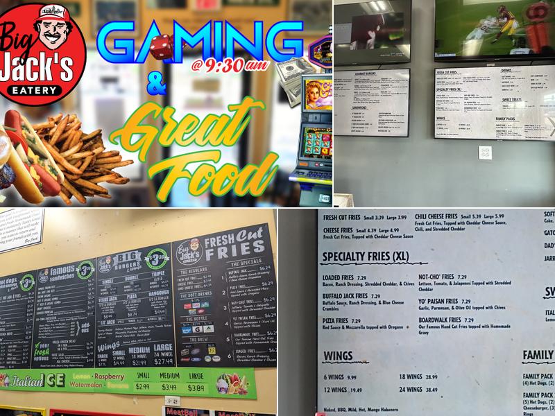 Big Jack's Menu
