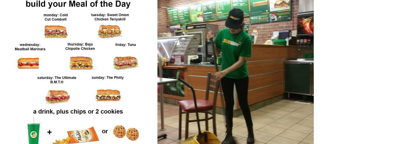 Subway Menu