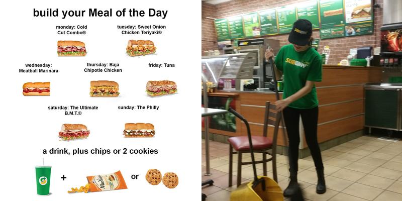 Subway Menu