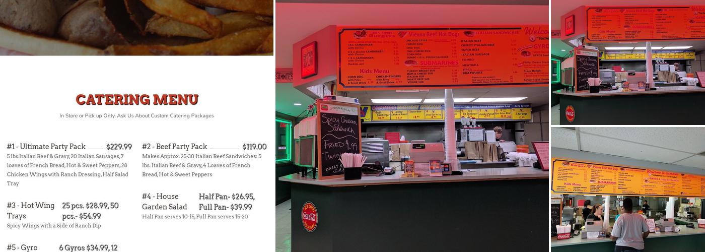 Sammie's Menu