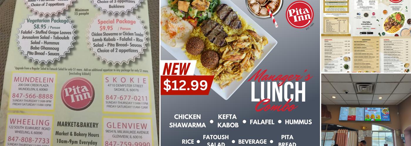 Pita Inn Menu
