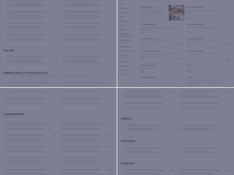 El Azteca Menu
