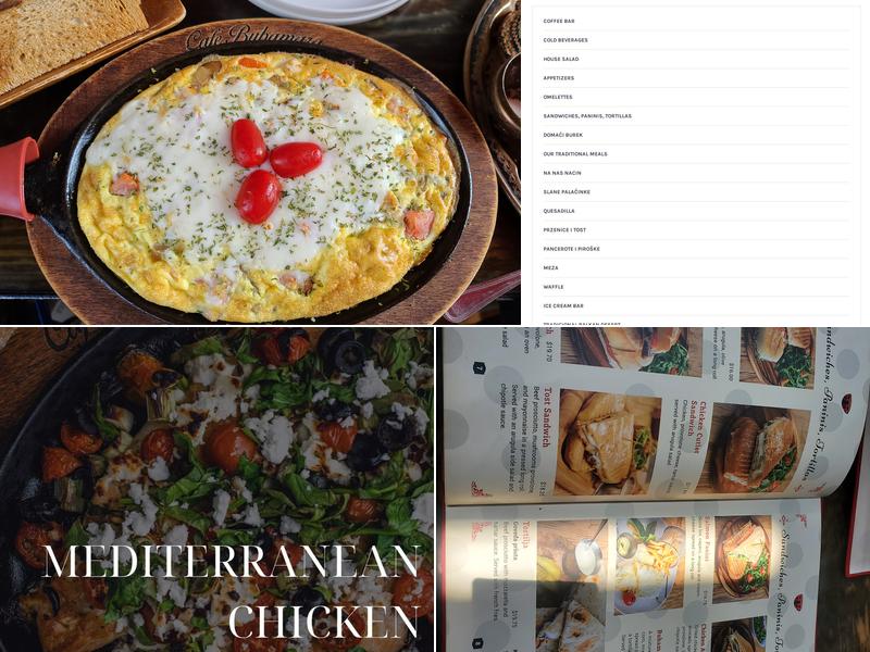 Cafe Bubamara Menu