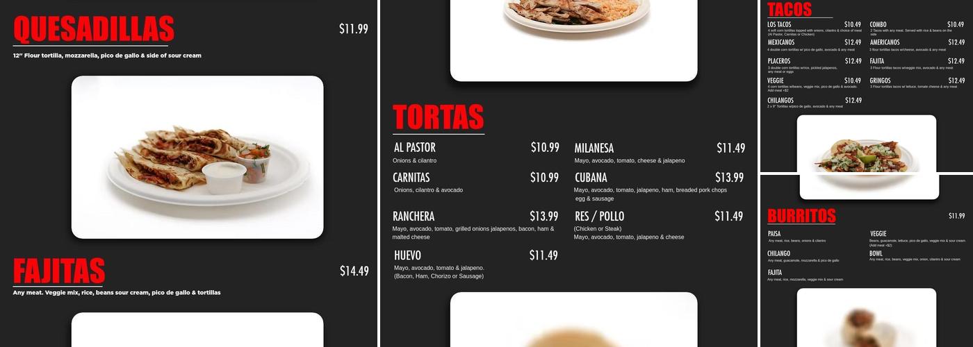 Taqueria Los Güeros Menu
