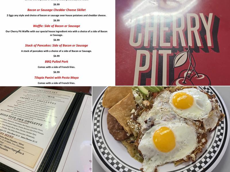 Cherry Pit Cafe Menu