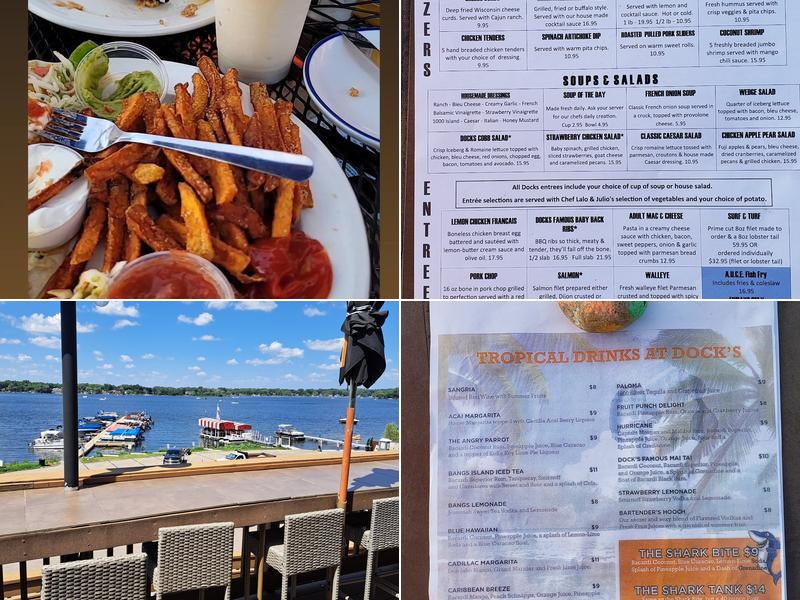 Docks Bar & Grill Menu