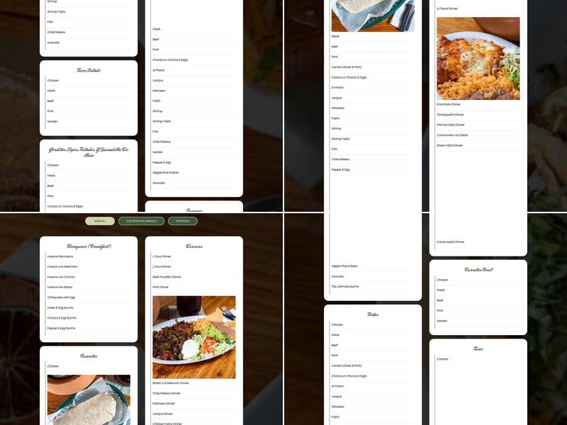 El Famous Burrito Menu