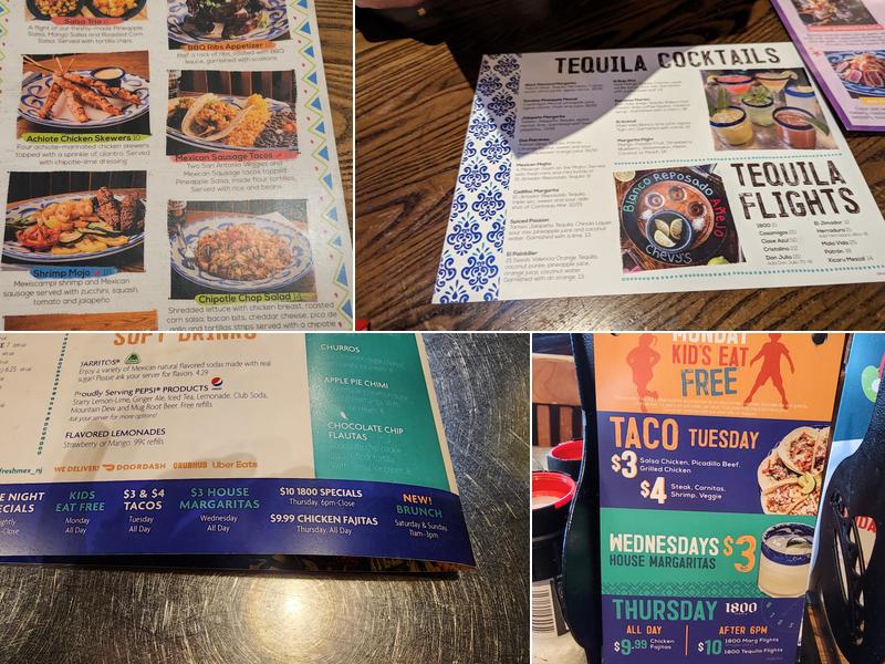 Chevys Fresh Mex Menu
