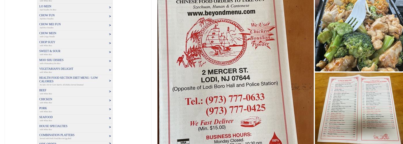 Ya Food Zheng’s Garden Menu