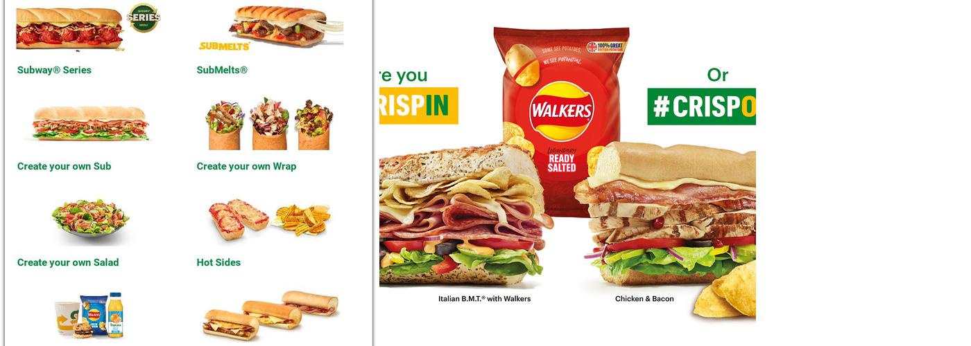 Subway Menu