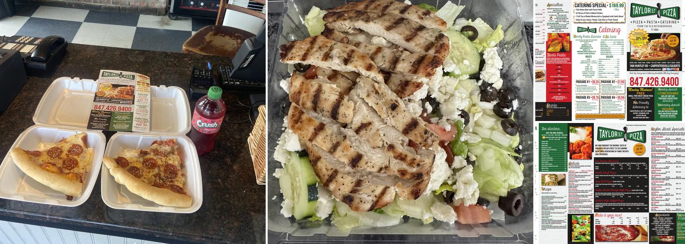 Taylor Street Pizza Menu