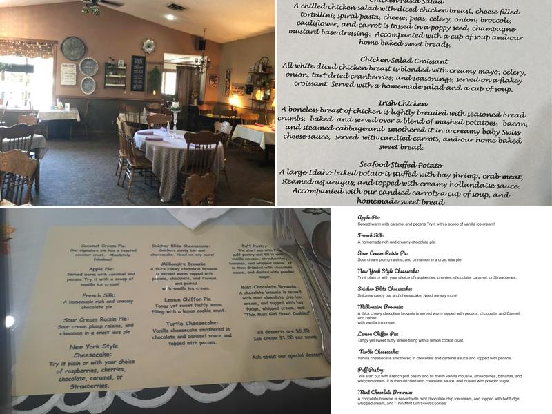 Tea Thyme & Thyme to Shop Menu