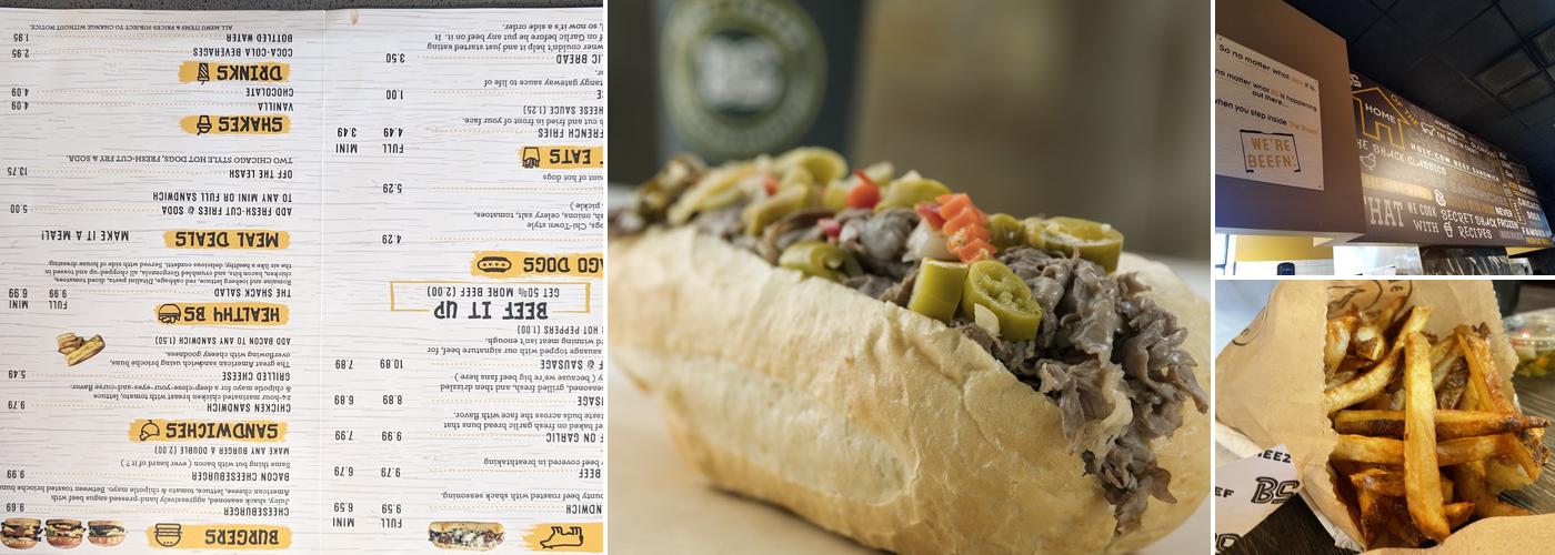Beef Shack Menu