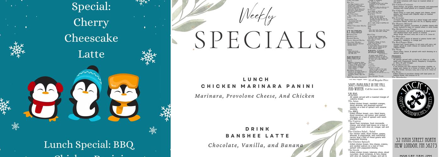 Lake Affect Coffee Menu