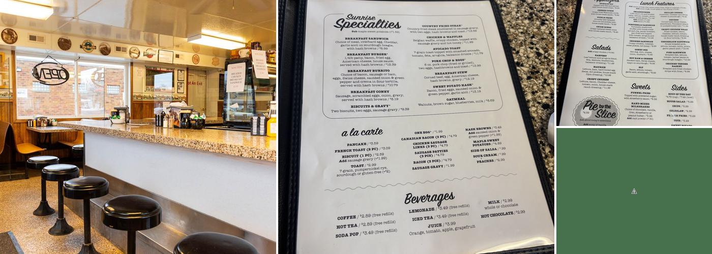 Whistle-Stop Cafe Menu