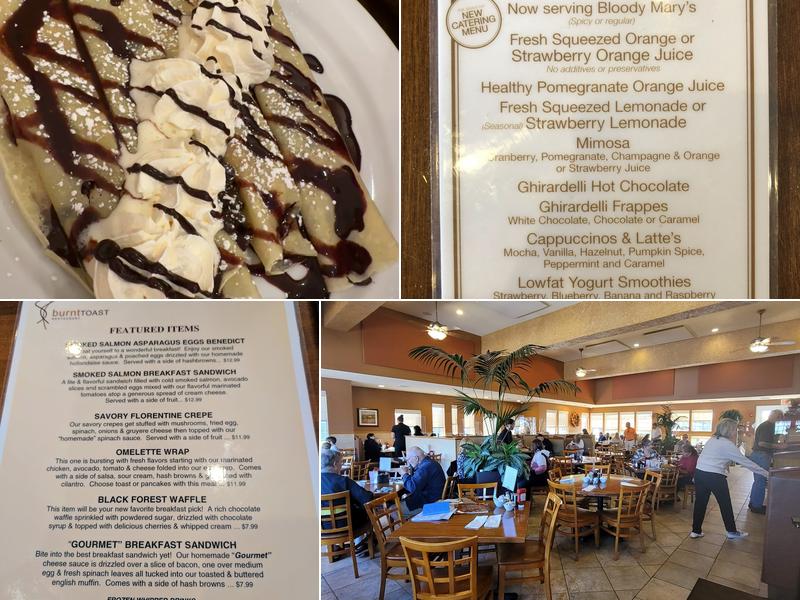 Burnt Toast Restaurant Elgin Menu